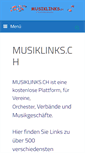 Mobile Screenshot of musiklinks.ch